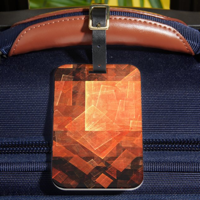 Window Light Abstract Art Luggage Tag (Front Insitu 2)