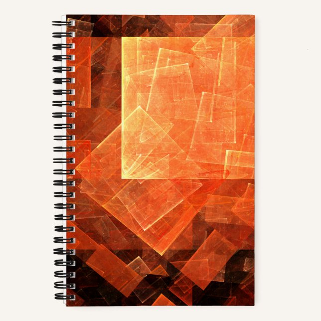 Window Light Abstract Art Notebook (Front)