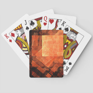 Window Light Abstract Art Playing Cards