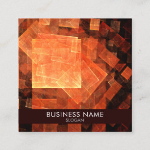 Window Light Abstract Art Professional Square Business Card