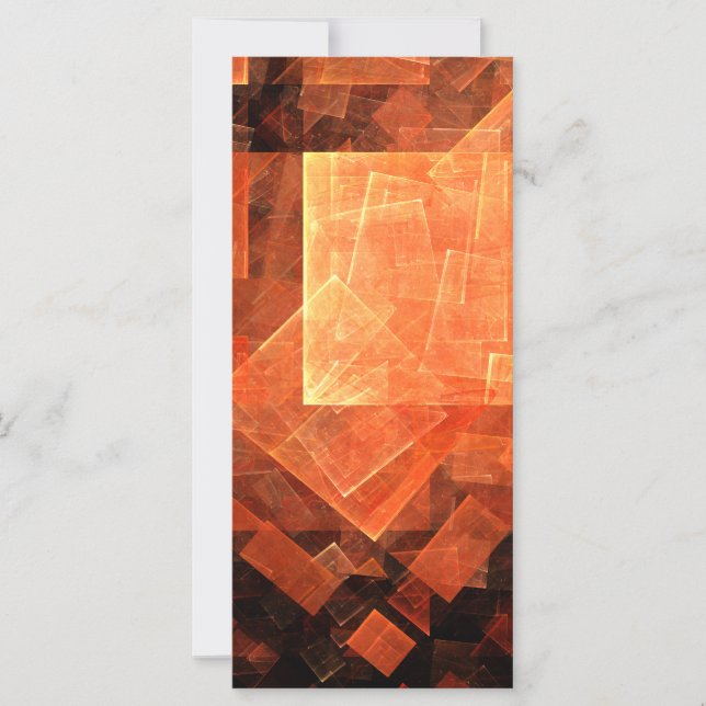 Window Light Abstract Art Rack Card (Front)