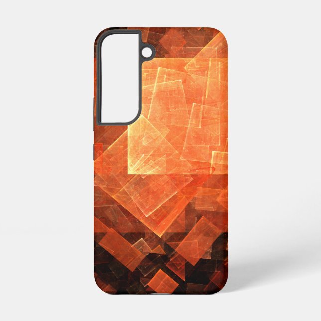 Window Light Abstract Art Samsung Galaxy S22 Case (Back)