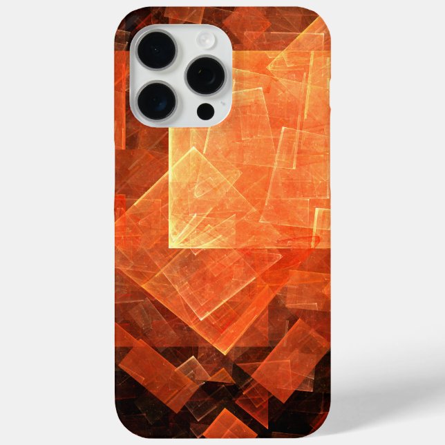 Window Light Modern Geometric Squares Abstract Art Case-Mate iPhone Case (Back)