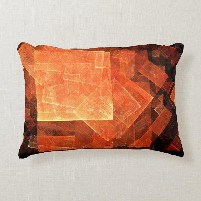 Window Light Modern Geometric Squares Abstract Art Decorative Cushion (Front)