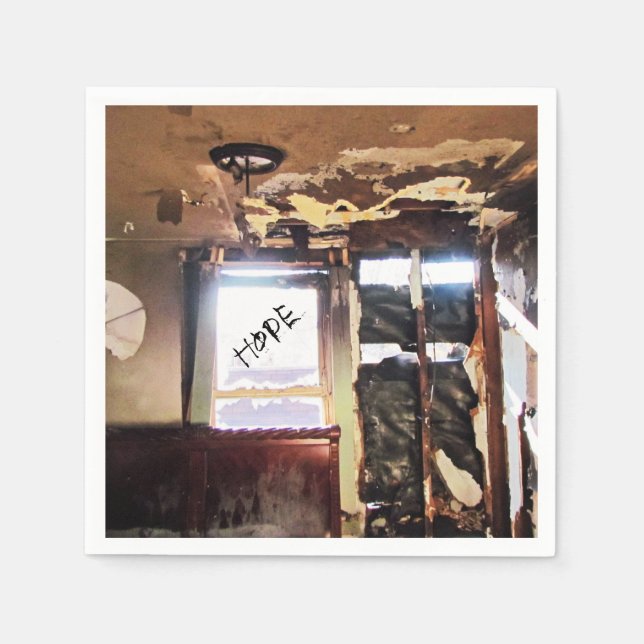 Window of Poverty Napkin (Front)