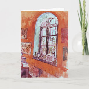 Window of Vincent van Gogh's Studio at the Asylum Card