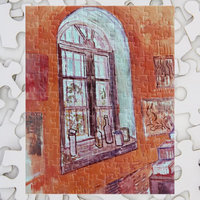 Window of Vincent van Gogh's Studio at the Asylum Jigsaw Puzzle (Creator Uploaded)
