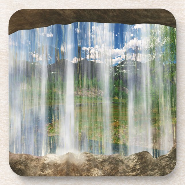 Window on the Cwm Cork Coasters (Front)