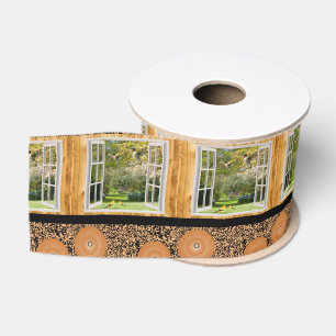 window open house ribbon grosgrain ribbon