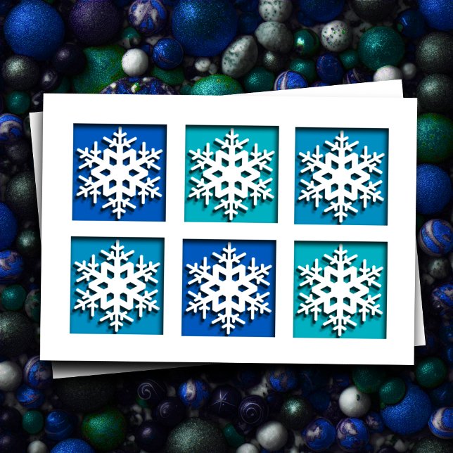 Window Pane Snowflakes Holiday Card (Creator Uploaded)