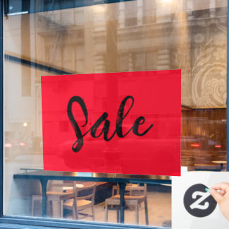 Window Sale Sign, Boutique Sale Sign, Modern