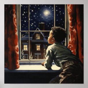 Window Serenade: African American (3) Poster