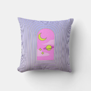 Window to the universe, esoteric cosmos digital ar cushion