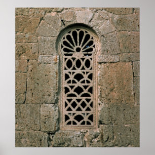 Window tracery, from  Basilica San Juan Poster