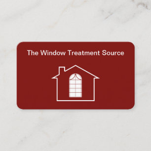 Window Treatment Services Business Card