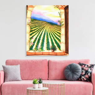 Window View Canvas Print