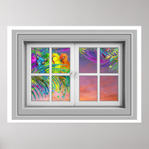 Window View Poster