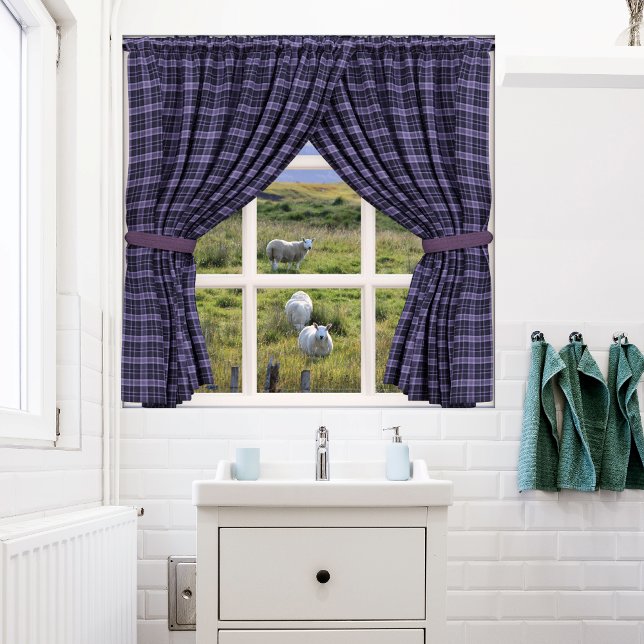 Window View with Sheep and Peaceful Scenery Poster (Creator Uploaded)
