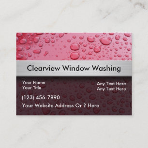 Window Washing Business Cards