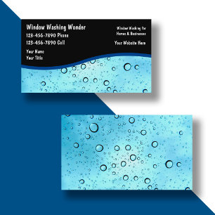 Window Washing Business Cards