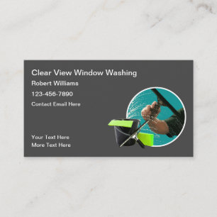 Window Washing Services Business Card