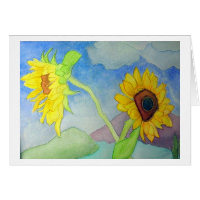 Window with Sunflowers (Front Horizontal)