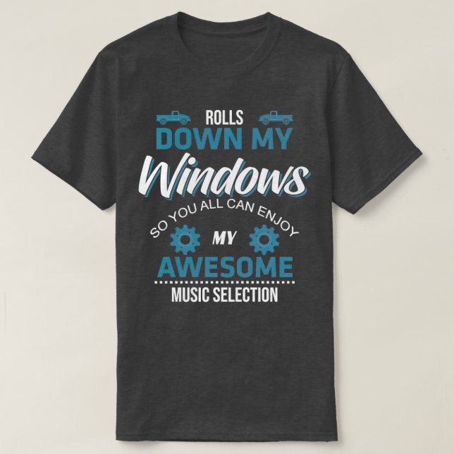 Windows Driving T-Shirt (Design Front)