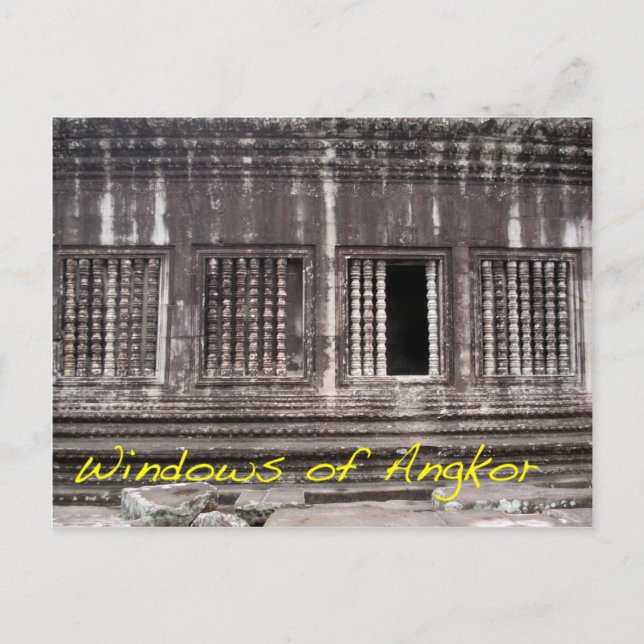 Windows of Angkor Postcard (Front)