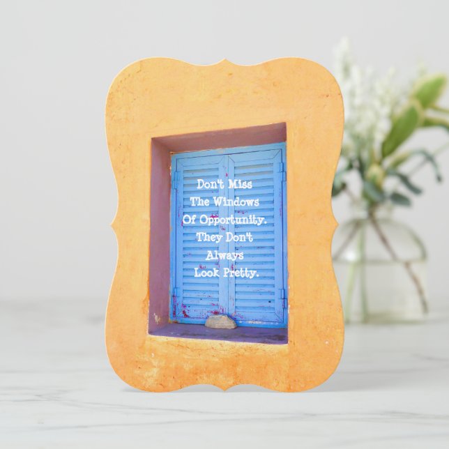 "Windows Of Opportunities"/Good Luck/Old Window  (Standing Front)
