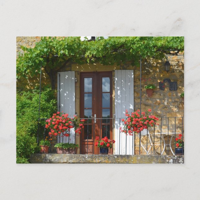 Windows of the Dordogne Postcard (Front)