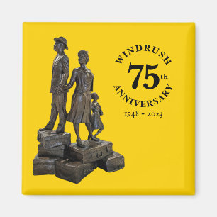 Windrush 75th Anniversary Monument Magnet