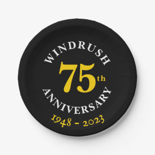 Windrush 75th Anniversary  Paper Plate