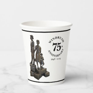 Windrush 75th Anniversary Statue Paper Cups