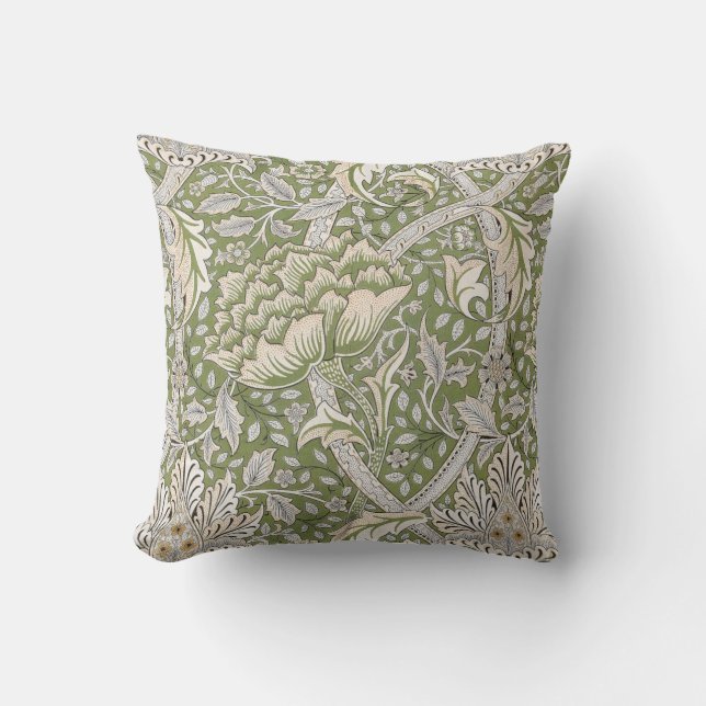 Windrush Pattern (by William Morris) Cushion (Front)