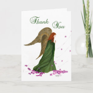 Winds of God Angel Thank You Card