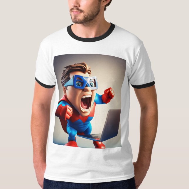 Winds of Power: Superhero T-Shirt Collection (Front)