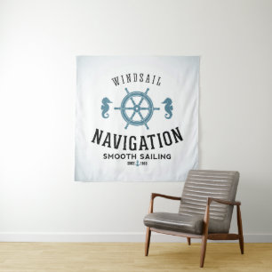 Windsail Navigation Poster Tapestry