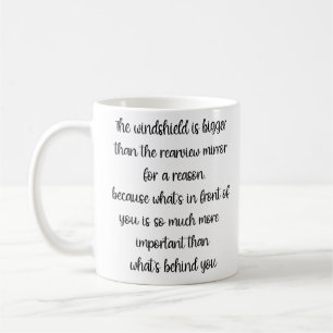Windshield is Bigger Than the Rearview -Jelly Roll Coffee Mug