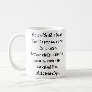 Windshield is Bigger Than the Rearview -Jelly Roll Coffee Mug