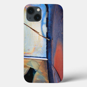 Windshield of an old rusty truck iPhone 13 case