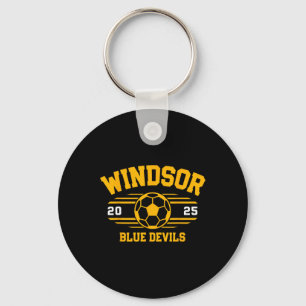 Windsor Blue Devils Soccer Byll 2025 Key Ring