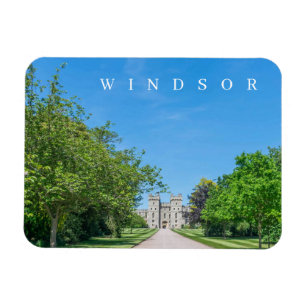 Windsor Castle entrance view fridge magnet