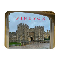 Windsor Castle framed view fridge magnet
