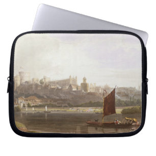 Windsor Castle from the River Meadow on the Thames Laptop Sleeve