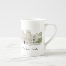 Windsor Castle Iconic Landmark Illustration