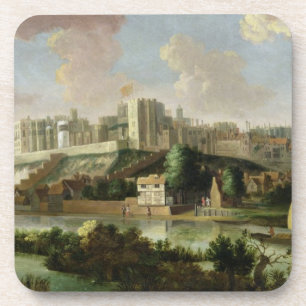 Windsor Castle seen from the Thames, c.1700 (oil o Coaster
