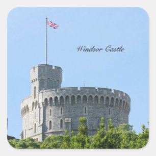 Windsor Castle Square Sticker
