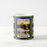 Windsor Castle Vintage Travel Poster