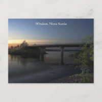 Windsor - Falmouth Bridge post card