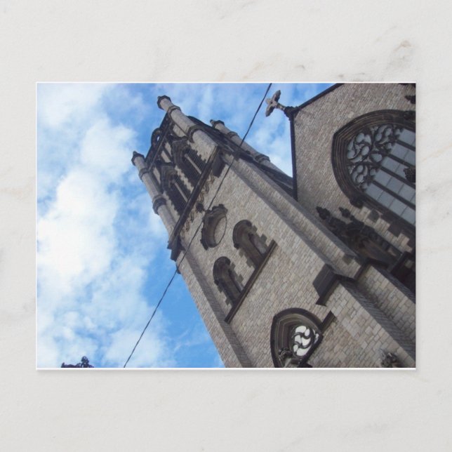 Windsor, Ontario Church Postcard (Front)